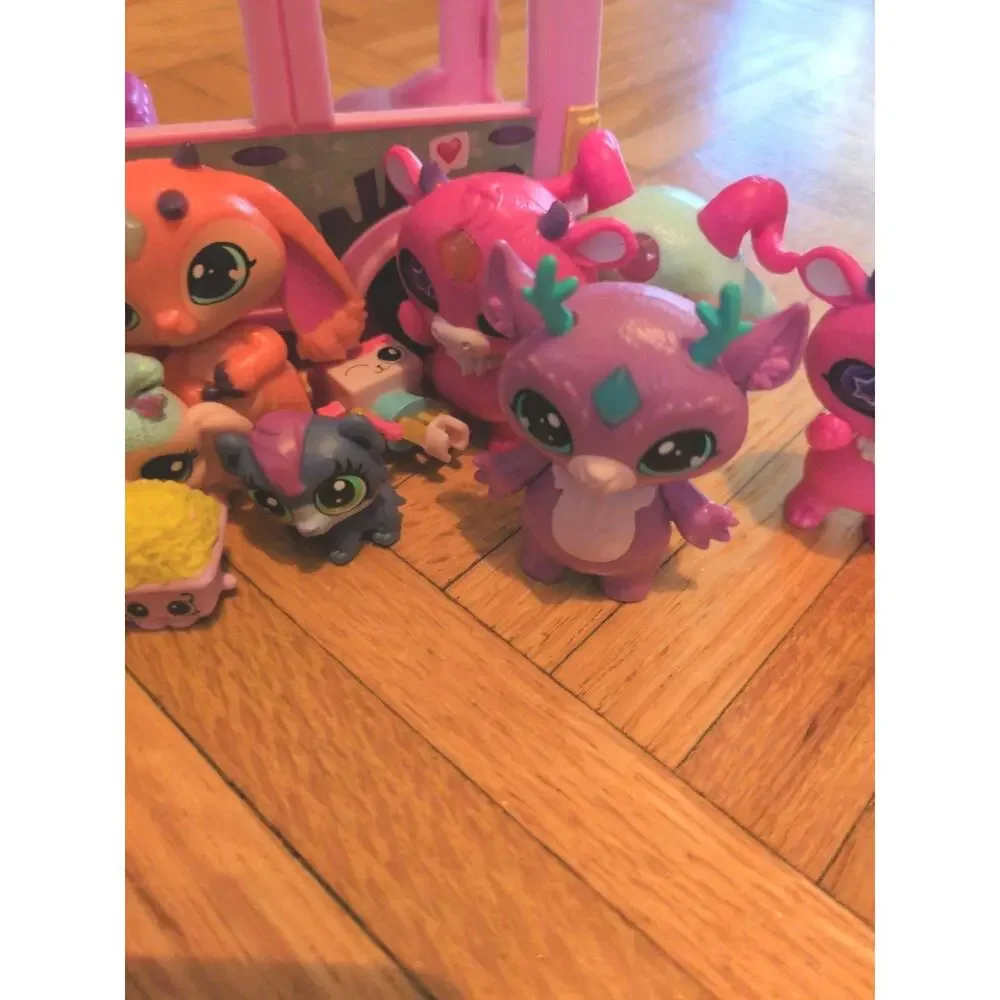 Littlest Pet Shop Magic Mixies Care Bare Tiko Belle Mozzarella Firgures Toy Lot